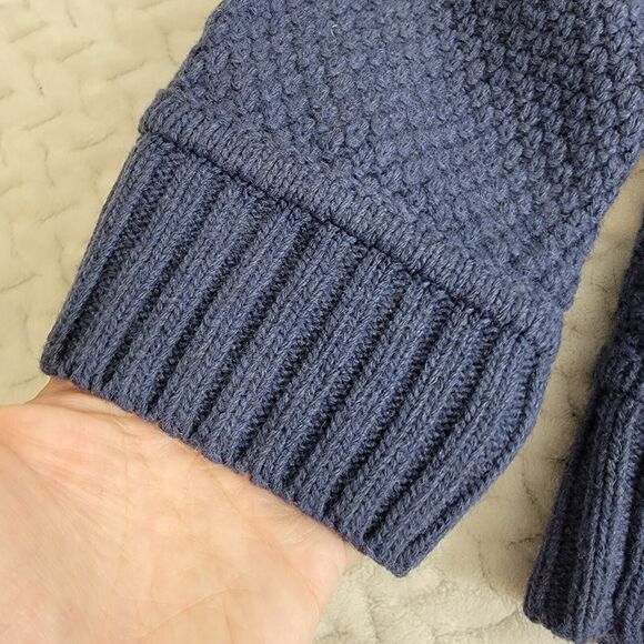 Emozioni Uomo Full Zip Cardigan Made In Italy Pockets Wool Blend Grandpa Sz L - Picture 3 of 12